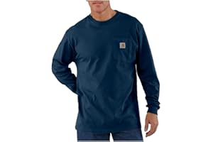 Carhartt Mens Loose Fit Heavyweight Long-Sleeve Pocket T-Shirt