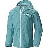 Columbia Big Girls Switchback Rain Jacket, Miami, Small