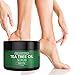 Tea Tree Oil Foot & Body Scrub Treatment - Exfoliating Scrub with Essential Oils - Smooths Calluses - Helps With Athlete's Foot, Jock Itch & Dead, Dry Skin
