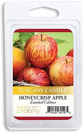 Tuscany Candle Fragrance Wax Bar, 2.5 ounce, Honeycrisp Apple