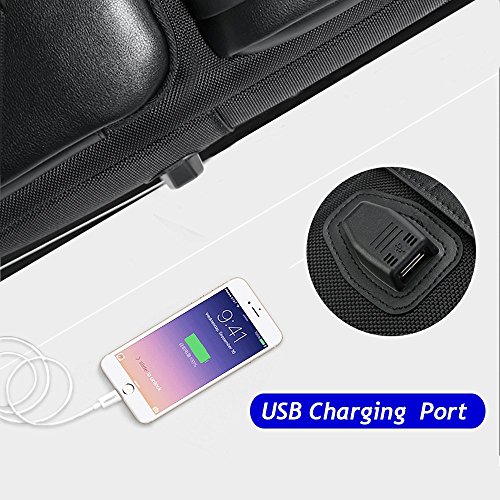Bopai Business Backpack 14 inch Laptop Bag USB Charging Port and Anti-theft Computer Rucksack