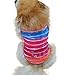 Small Dog Shirt, Voberry Fashion Pet Puppy Clothes Funny Cotton Costumes Pet Dog Cat Cute Stripe T Shirt (S)