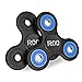Fidget Spinner,ROOROO Tri-Spinner Fidget Focus Toy Stress Reducer for Kids and Adult Easy Flick and Spin with single/both Hands Toys Perfect For ADHD, Anxiety, Autism (Black)