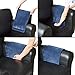 BCP Dark Blue Color Velvet Sofa Couch Chair Armrest Soft Caddy Organizer Holder for Remote Control, Cell Phone, Book, Pencil