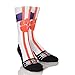 Rock 'Em Apparel Clemson University Tigers Custom Athletic Crew Socks