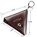 JOYTEK Fidget Spinner Case Holder For EDC Hand Spinner (Triangle, dark brown)