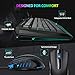 Pictek RGB Gaming Keyboard and Mouse Combo(Mouse Pad Included), Wired LED RGB Backlit with 8 Multimedia Keys Wrist Rest, 25 Keys Anti-Ghosting, 6 Buttons Ergonomic USB Mouse Gaming Mice with 3200 DPIthumb 2