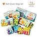 Baby Bath Books Mega Set (Pack of 13 Books) - Educational Waterproof Baby Bathtime Plastic Books for Bath Tub with Animals, Colors, Numbers and ABC Letters - Learning Toy Books for Babies and Toddlers