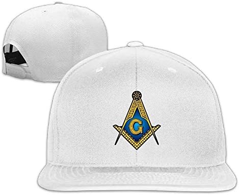Adults Baseball Cap Mens/Womens Freemason Masonic Flat Bill Cotton Ash Ball Hat