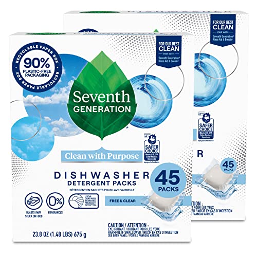 Seventh Generation Dishwasher Detergent Packs for