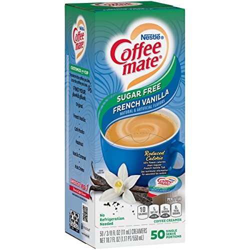 Nestle Coffee mate Coffee Creamer, Sugar Free French Vanilla, Liquid
