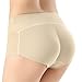 AIMILIA Butt Lifter Hip Enhancer Shapewear Padded Briefs Control Panties Body Shaper for Women Nude