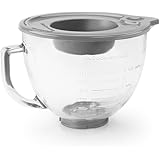 KitchenAid K5GB 5-Qt. Tilt-Head Glass Bowl with Measurement Markings & Lid