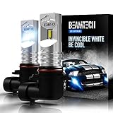 BEAMTECH 9005 Led Fog Light Bulb, CSP Chips 6500K 800 Lumens Xenon White Extremely Super Bright