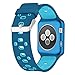Band for Apple Watch 38mm, Alritz [Patent Pending] Breathable Silicone Sport Strap Replacement Wristband with Free Protective Cases for Apple Watch Nike+ /Series 2 /Series 1 /Sport /Edition, Blue