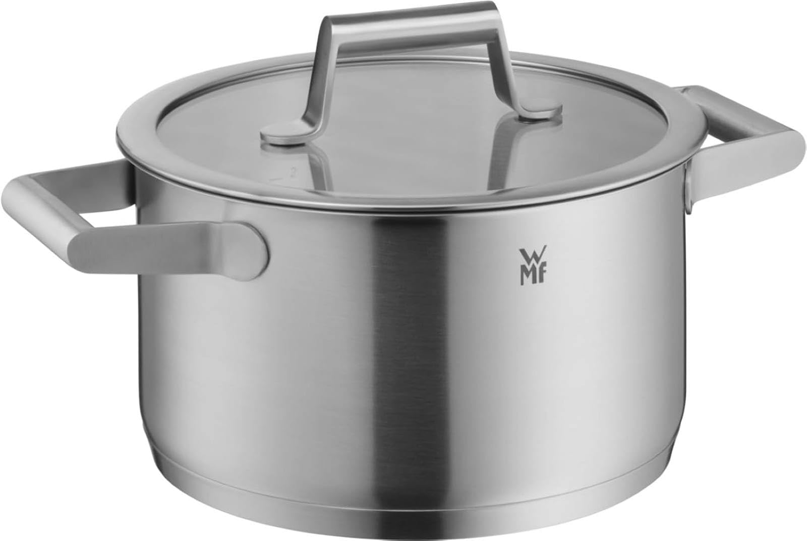 WMF Comfort Line Induction Cooking Pot 20 cm High Induction Pot 3.3 L Glass Lid Cromargan Matte Stainless Steel Scale Uncoated โ image 1