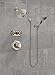 Delta Faucet Linden 17 Series Dual-Function Shower Trim Kit, Single-Spray H2Okinetic Shower Head, Brushed Nickel Shower Faucet, Delta Shower Trim Kit, Stainless T17294-SS