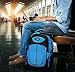 Laptop Backpack for up to 15.6 Inches Laptops - Lightweight Padded Sleeve Design - Blue