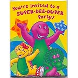 Barney Invitations, 8ct