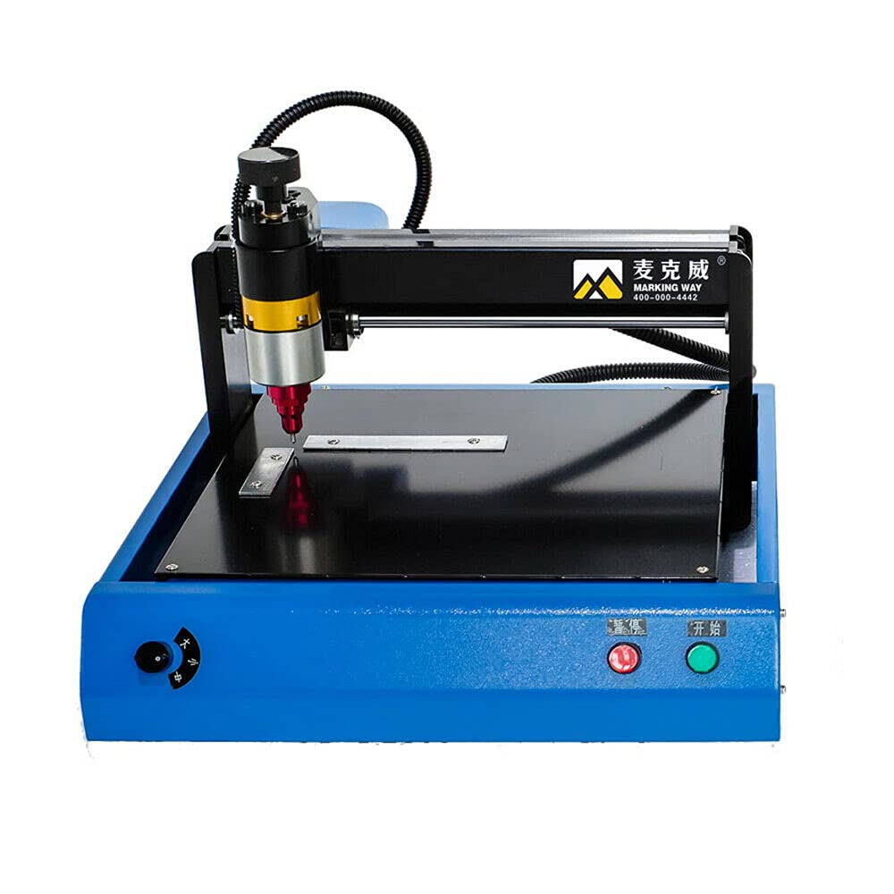 400W Electric Metal Marking Machine Steel Plate Engraving Machine for Metal Nameplate Tag Marking 110V