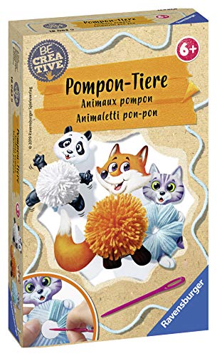 Ravensburger 18063 Be Creative Pompon-Tiere, DIY für Kinder ab 6 Jahren – Bild 2