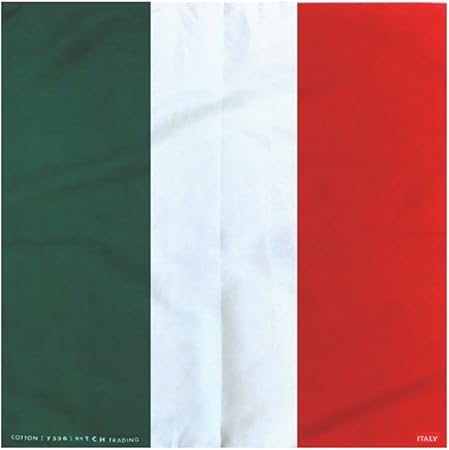 Amazon Co Jp バンダナ お弁当チーフ イタリア国旗柄 トリコローレ 綿100 51 51cm おもちゃ