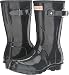 Hunter Women's Original Short Gloss Dark Slate Rain Boots - 8 B(M) US primary