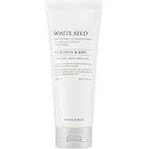 The Face Shop White Seed Exfoliating Cleansing Foam | Face Wash, Deep Clean, Complexion Brightening, Dead Skin Removal | Skin Texture & Clarity Improvement, Dullness Reducing, 5.07 Fl Oz