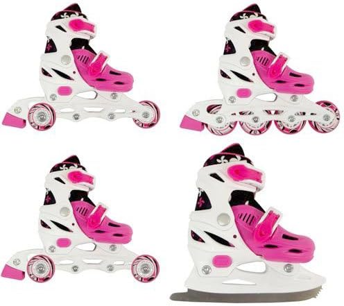 Set 4 in 1 Quad Roller Skates, roller Ice Regulated Enero