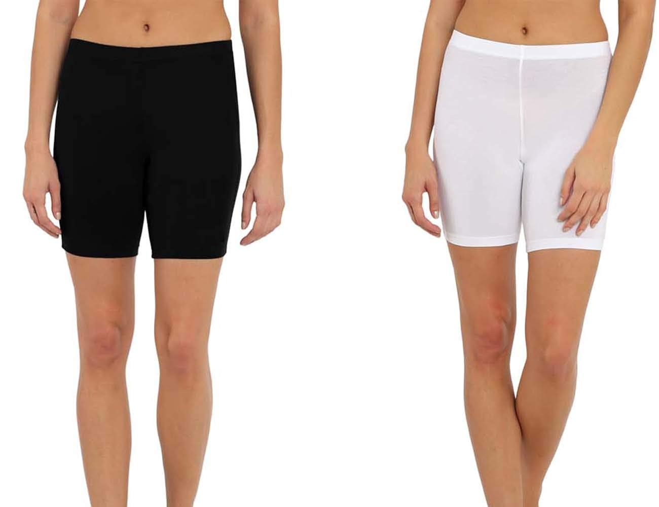 white lycra cycling shorts