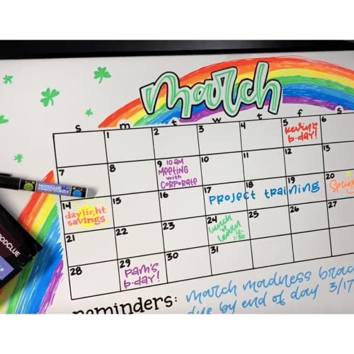 MoodClue 12 neon erasable liquid chalk markers. Whiteboards, glass