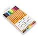 Vivid Colours Fineliner Color Pen Set, .4mm Colored Fine Liner Sketch Drawing Pen, Pack of 12 Assorted Colors