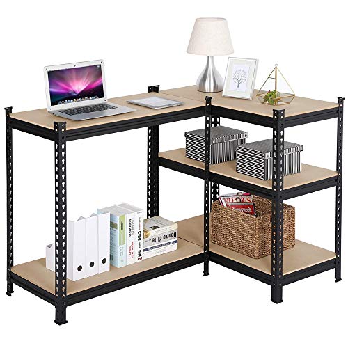 Yaheetech 5Tier Metal Garage Shelves Storage Rack Shelf Unit Heavy