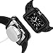BRG Compatible with Apple Watch Band 38mm 42mm with Case, Shock-Proof Protective Case with Silicone Strap Replacement for iWatch Series 3,Series 2,Series 1