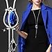 buyanputra Women Fashion Tulip Pendant Ornament Long Chain Necklace Fashion Charm Necklace