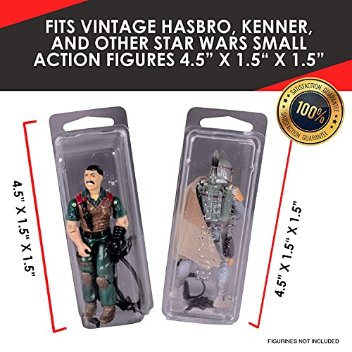 EVORETRO Action Figure Display Case Vintage Inspired Blister