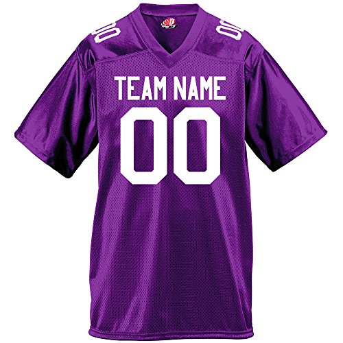 Gameday Mens Fan Wear Custom Football Jersey Adult Small in Purple