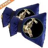 Ohuhu Outdoor Faucet Cover, Faucet Sock to Protect Faucet from Freeze, Reusable Faucet Protector for Winter Freeze Protection, Outside Tap Cover/Spigot Cover/Faucet Protector, 2 Pack