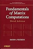 Fundamentals of Matrix Computations cover