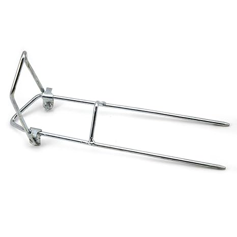 Electomania Adjustable Foldable Fishing Rod Pole Stand Bracket Holder Rack Fishing Tackle Accessory (Silver)