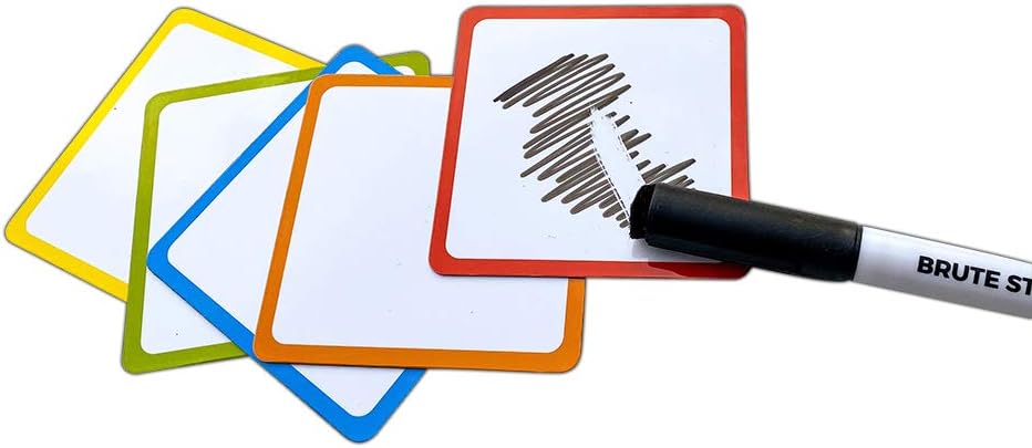Dry Erase Magnets Set, 25 Pack Includes Marker, Coloured Frame, 3x3 Whiteboard Magnetic Planning Pads Labels - Image 4