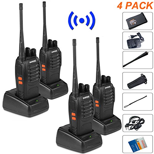 Walkie talkies set rechargeable long range for kids adu…