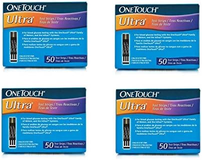 One Touch Ultra Test Strips 50 CT Int 3 Language:English, Spanish, Portuguese, 3 Pack
