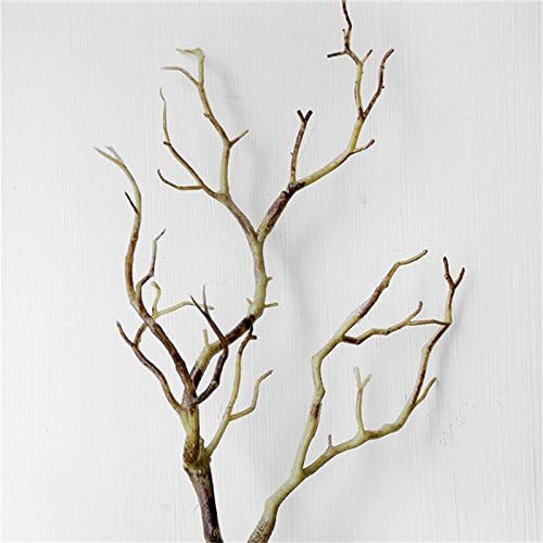 Keebgyy 6PCS Beautiful Artificial Plastic Dried Branch Simulation Ornaments for Garden Home Weeding Party Office Decoration and Table Centerpieces