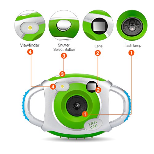 image for YISENCE Camera for Kids 5MP Kids Camera 1.44 Inch Screen Frame Photo D