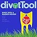 Birdicorn Golf Divot Repair Tool. Golf Ball Marker Divot Tool (Blue w/Ball Marker)