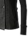 LE3NO Premium Womens Classic Double Breasted Pea Coat Jacket with Pockets