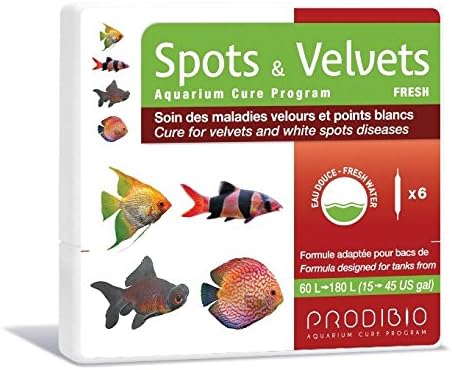 Prodibio Spot &amp; Velvets drugs medicine bacterial blindfolded sick Worms &amp; Parasites fresh marine water fish tank