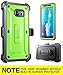 Samsung Galaxy S6 Edge Plus Case, SUPCASE Heavy Duty Belt Clip Holster Case for Galaxy S6 Edge Plus + Unicorn Beetle PRO Series Rugged Hybrid Cover Without Built-in Screen Protector (Green/Gray)