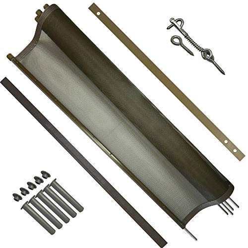 Pool Fence DIY by Life Saver Fencing Section Kit, 4 x 12-Feet, Brown (Certified Refurbished)